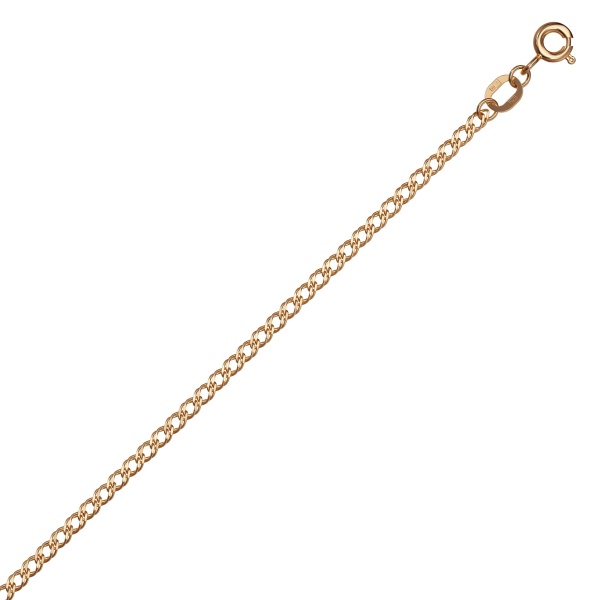 Цепь из красного золота 585, плетение «Ромб двойной»